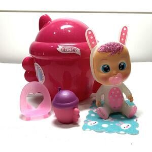 Cry Babies CONEY with her Bottle, Accessories & Lives in a Winged House